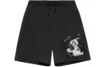 Li Ning X Disney Sports Life Collection Casual Shorts Men's Black Moderate