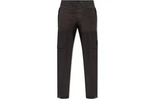 STONE ISLAND Cotton Straight-leg Cargo Trousers