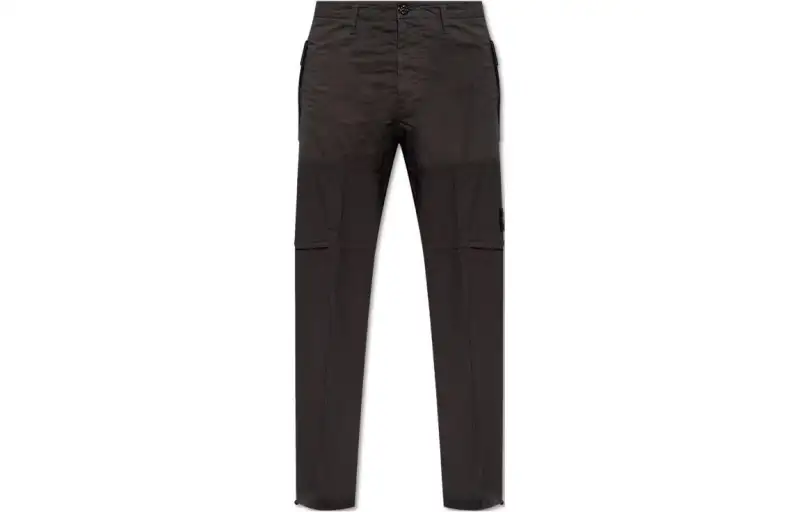 STONE ISLAND Cotton Straight-leg Cargo Trousers