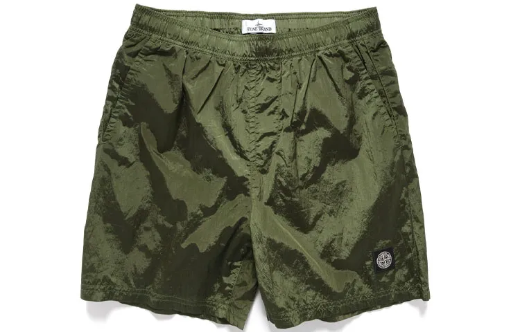 STONE ISLAND SS22 Casual Shorts Men's Green