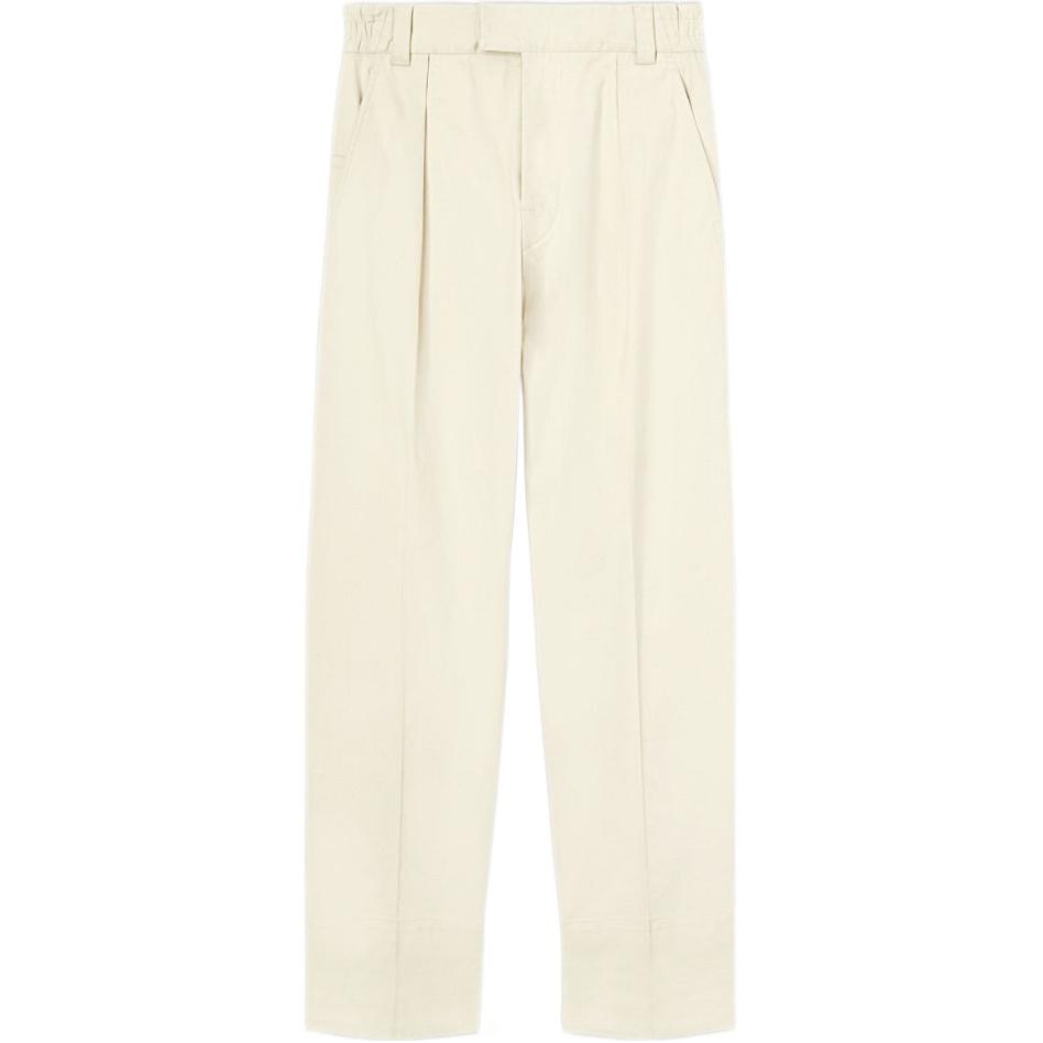 Loro Piana Casual Pants Men's Beige Moderate Straight Fit Pants