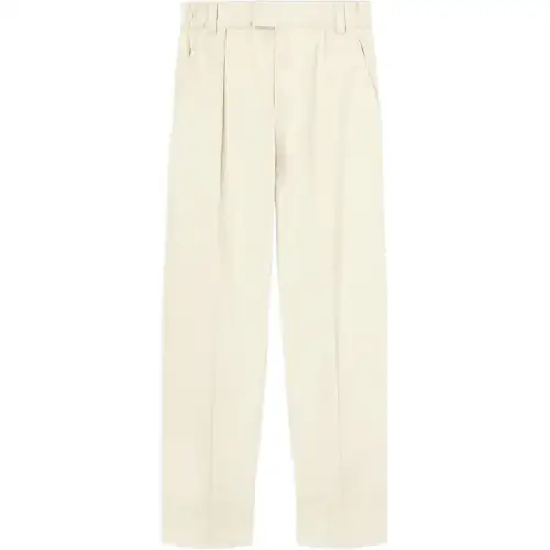 Loro Piana Casual Pants Men's Beige Moderate Straight Fit Pants