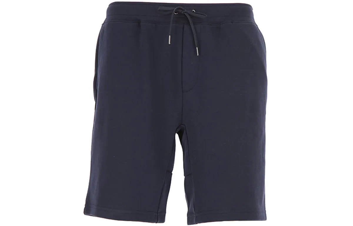drawstring-waist track shorts