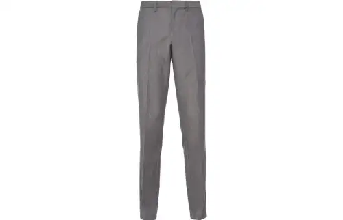 【Replicated_FI】triangle-logo mohair-wool trousers