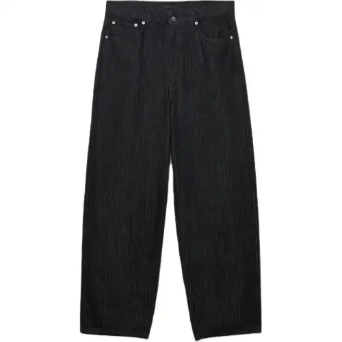 PRADA Jeans Men's Black Moderate Wide Leg Pants