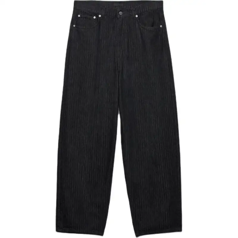 PRADA Jeans Men's Black Moderate Wide Leg Pants