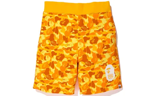 A BATHING APE x PUBG Casual Shorts Unisex Yellow