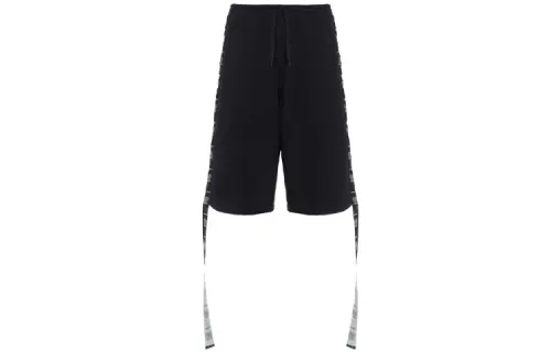 Vetements Casual Shorts Unisex Black Moderate