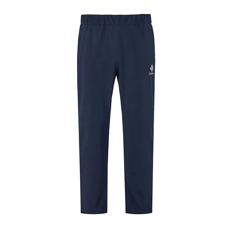Columbia Hiking Solid Color Water Repellent Thickened And Fleece Lined Thermal Straight Fit Windbreaker Pants Men's