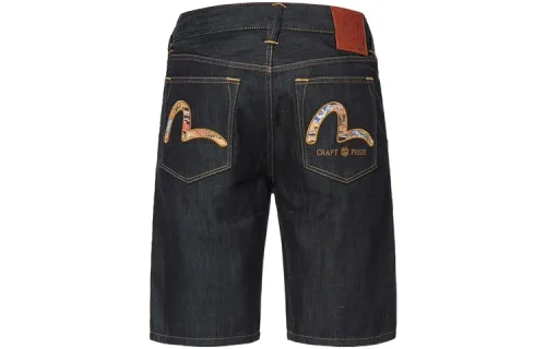 EVISU Denim Shorts Men's Denim Blue