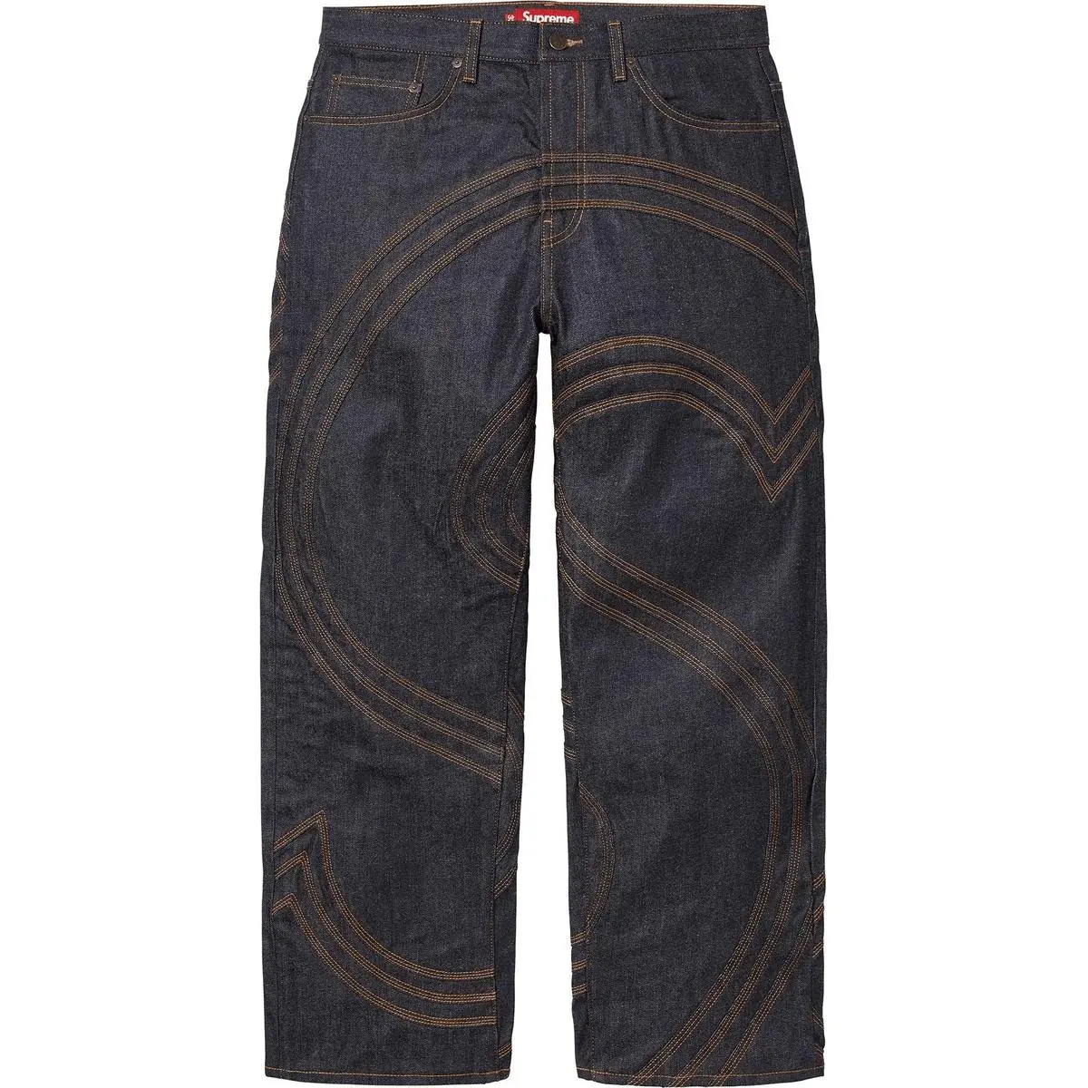 Supreme S Logo Rigid Baggy Jean