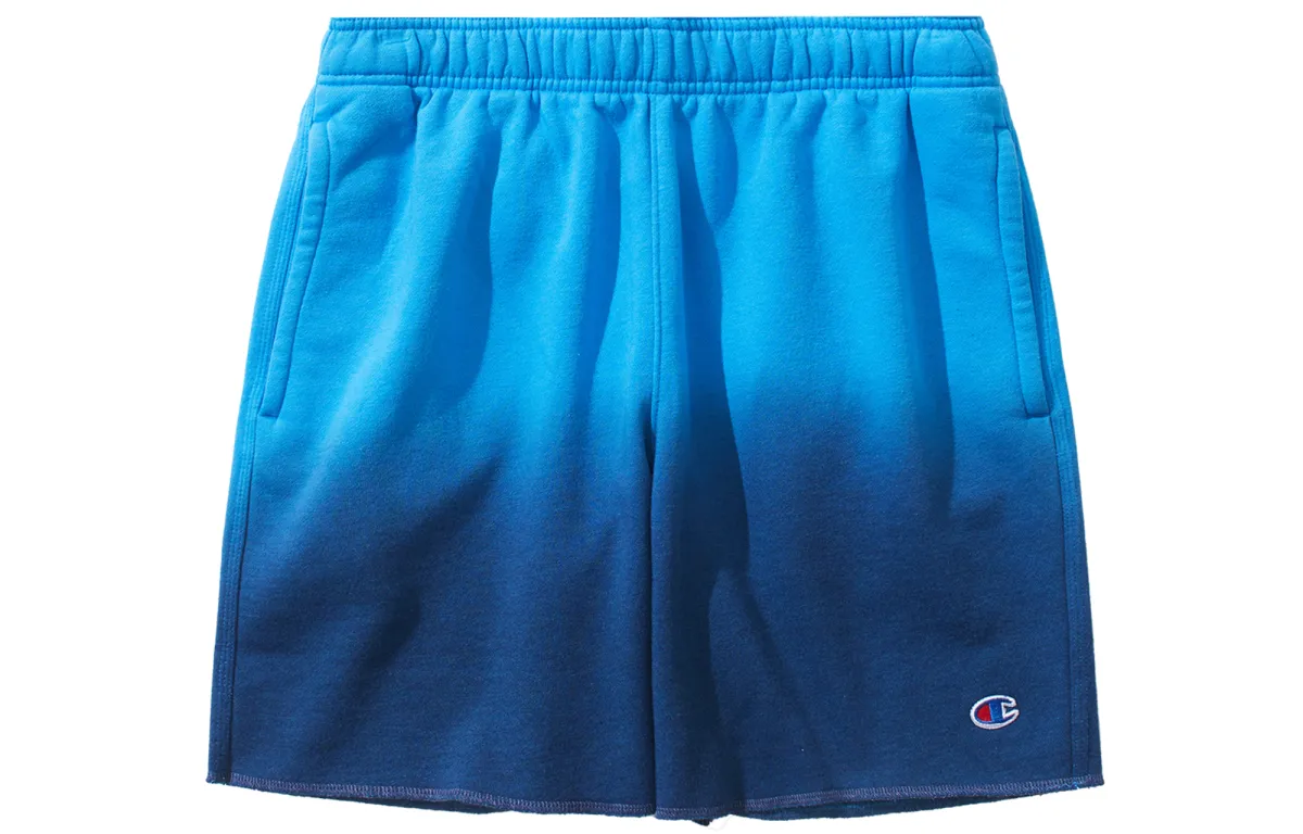 Champion SS22 Fleece Lined Gradient Dye Straight Fit Casual Loose Fit Shorts US Version Unisex