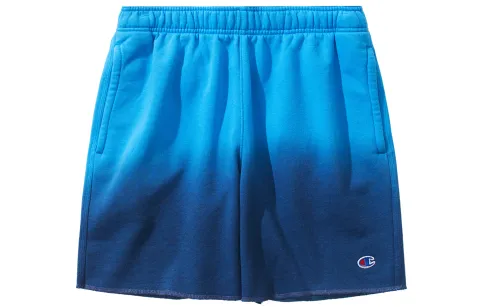 Champion SS22 Fleece Lined Gradient Dye Straight Fit Casual Loose Fit Shorts US Version Unisex