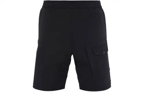 STONE ISLAND STONE ISLAND SS23 Marina Casual Shorts Men's Black Moderate
