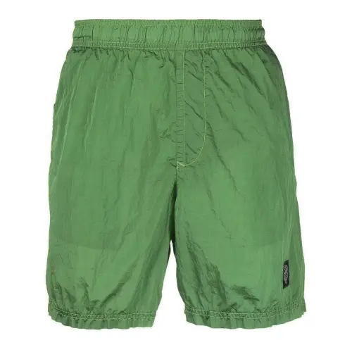 STONE ISLAND Casual Shorts Men's Green