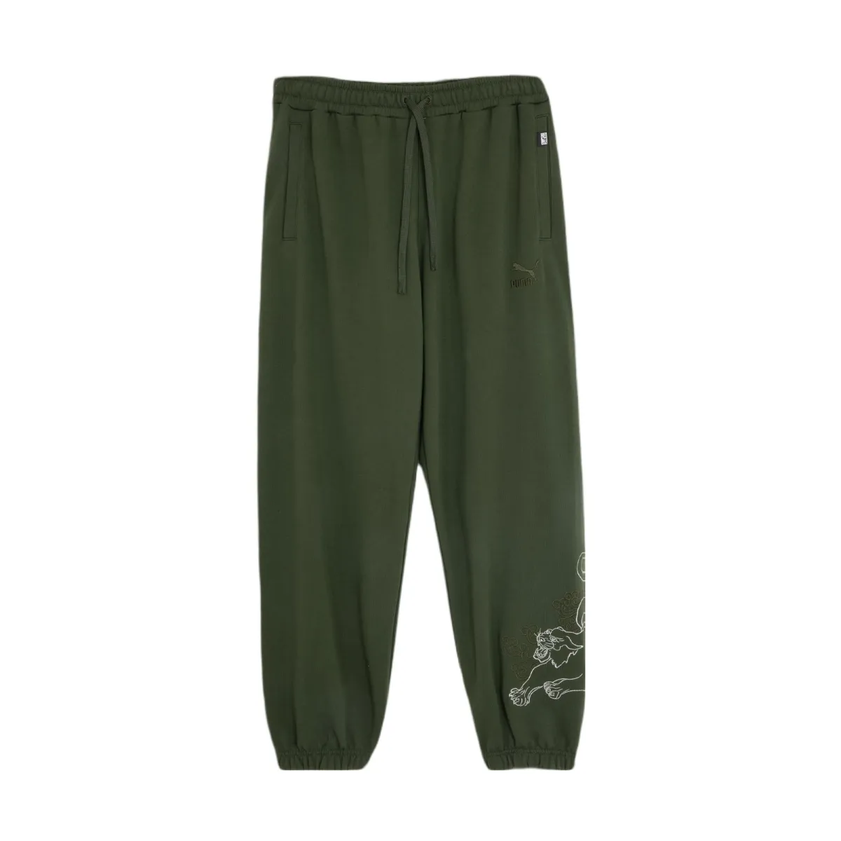 PUMA Casual Pants Men's Army Green