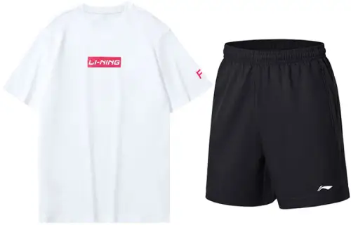 Li Ning Casual Sportswear Unisex Crew Neck Moderate