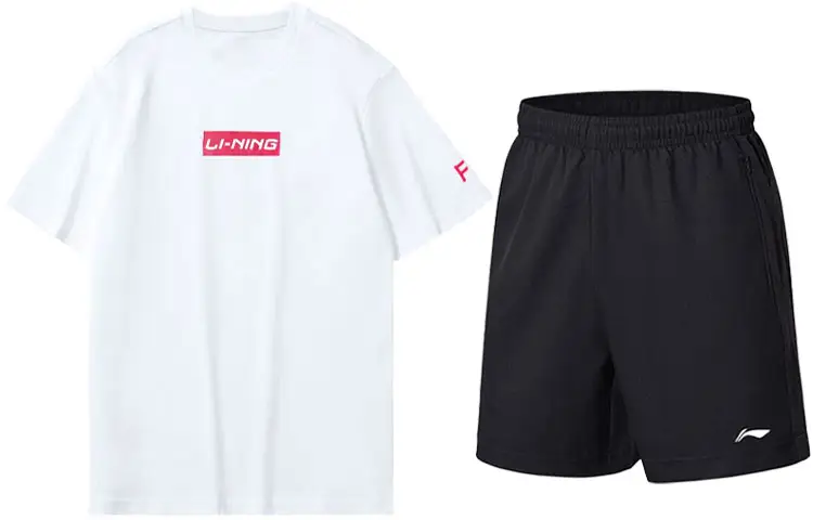 Li Ning Casual Sportswear Unisex Crew Neck Moderate