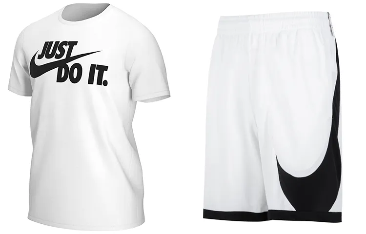 Nike Casual Sportswear Sets Men's Crew Neck Moderate