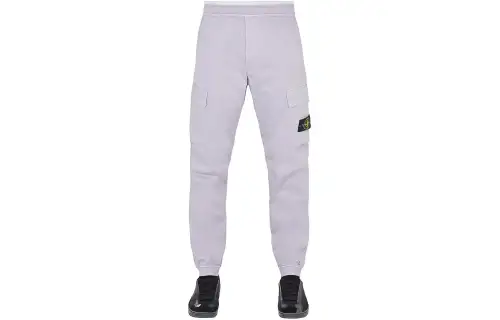 STONE ISLAND Casual Pants Men's Light Purple Moderate Other