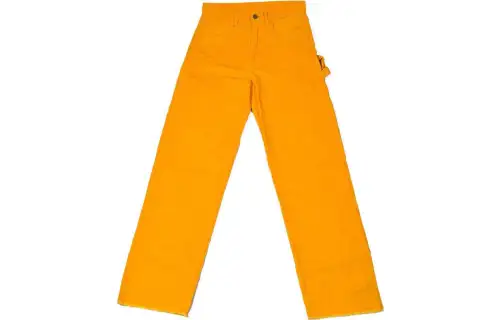 Drew house Casual Pants Men's Orange Moderate Straight Fit Pants