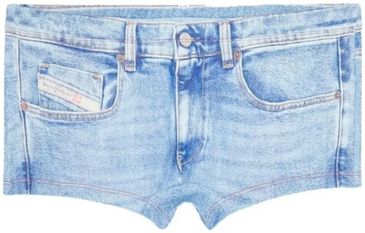 DIESEL Denim Shorts Men's Blue Moderate