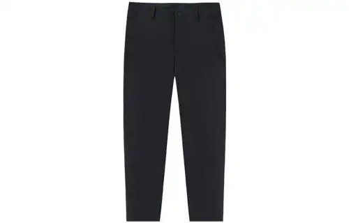 ANTA Casual Pants Men's Black Moderate Straight Fit Pants