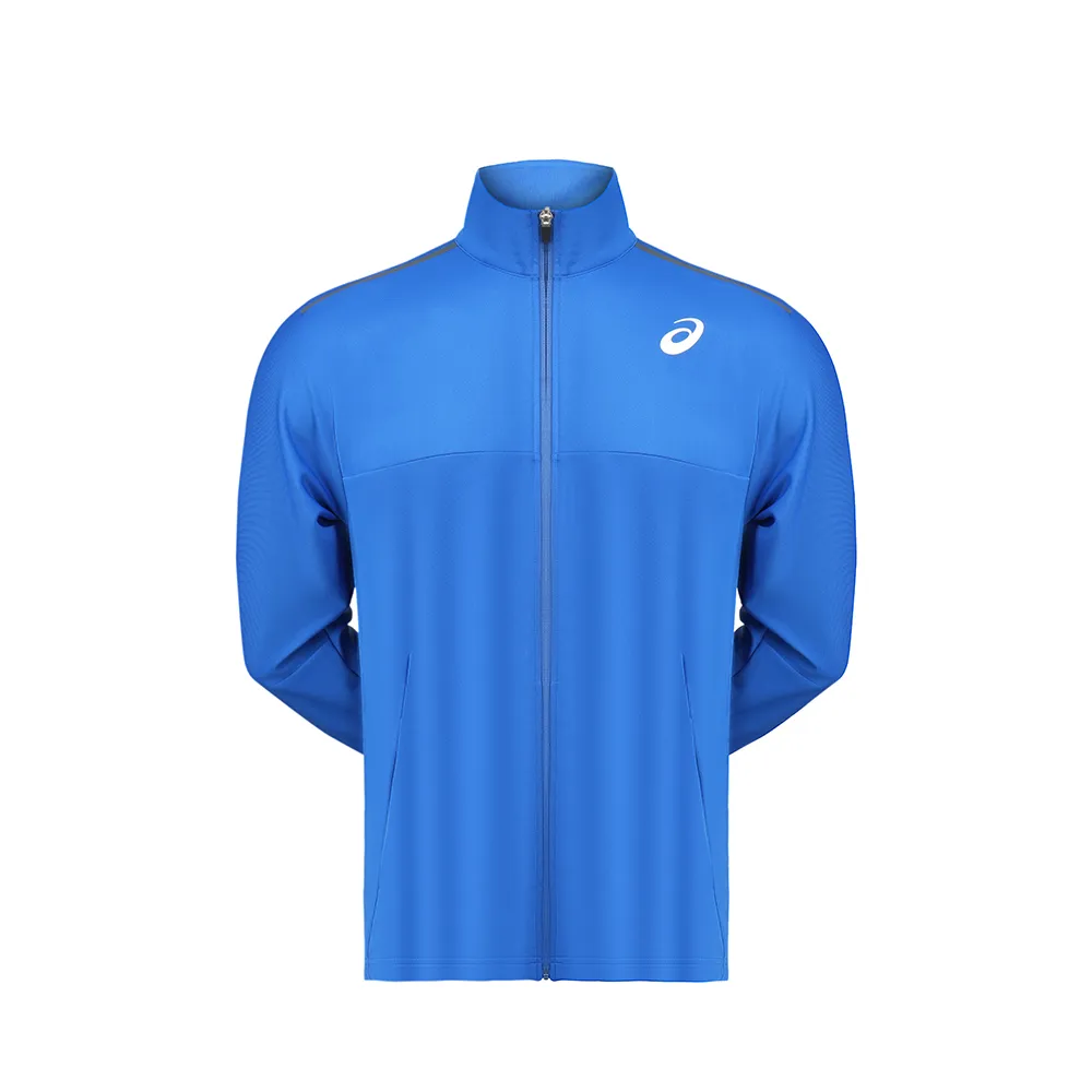 ASICS Jackets Unisex Blue Stand Collar Moderate Other