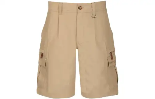 Burberry embroidered-logo cargo shorts