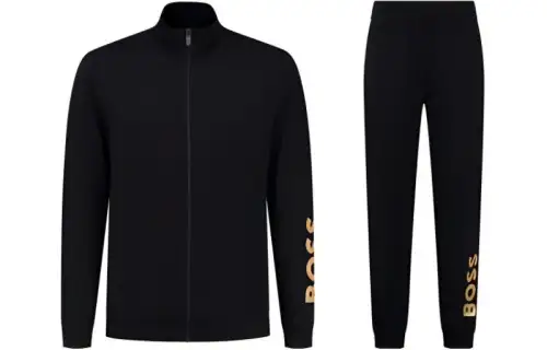 HUGO BOSS SS23 Casual Sportswear Men's Stand Collar Moderate