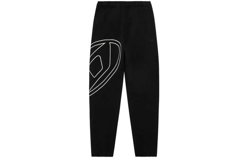 DIESEL Oval D Logo Embroidered Track Pants