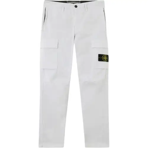 Stone Island Compass-Patch Straight-Leg Cargo Trousers