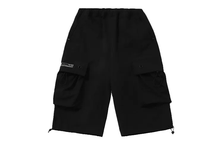 Li Ning Sports Fashion Collection Casual Shorts Men's New Standard Black Moderate