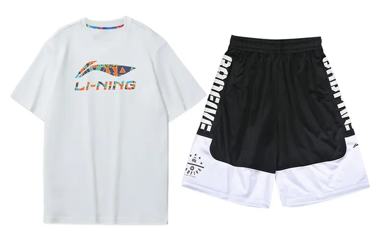 Li Ning Sports Fashion Collection Casual Sportswear Men's Crew Neck Moderate