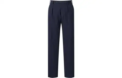 UNIQLO Casual Pants Men's Navy Blue Moderate Straight Fit Pants