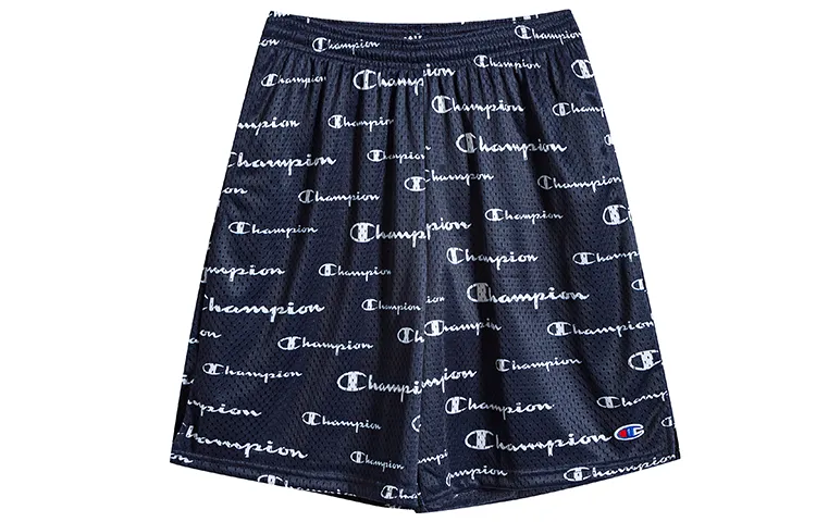 Champion Loose Fit Shorts US Version Unisex Navy Blue