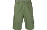 STONE ISLAND Cargo Shorts Men's Army Green Moderate