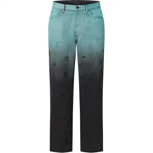 LOUIS VUITTON FW24 Jeans Men's Light Blue