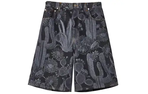 LOEWE Casual Shorts Men's Black Moderate