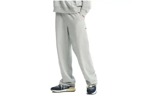 New Balance Casual Pants Men's Gray Moderate Wide Leg Pants