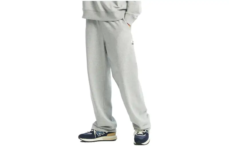 New Balance Casual Pants Men's Gray Moderate Wide Leg Pants
