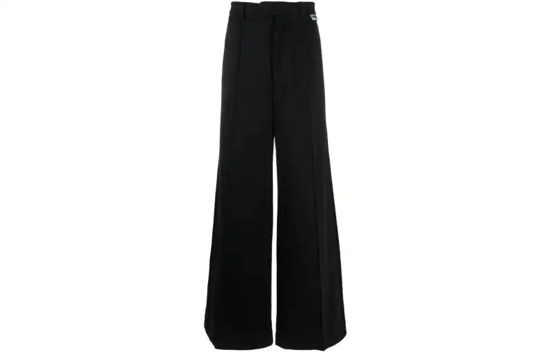 Vetements Wide Leg Molton Tailored Pants