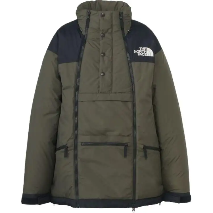 THE NORTH FACE FW24 Puffer Jacket Unisex Dark Green