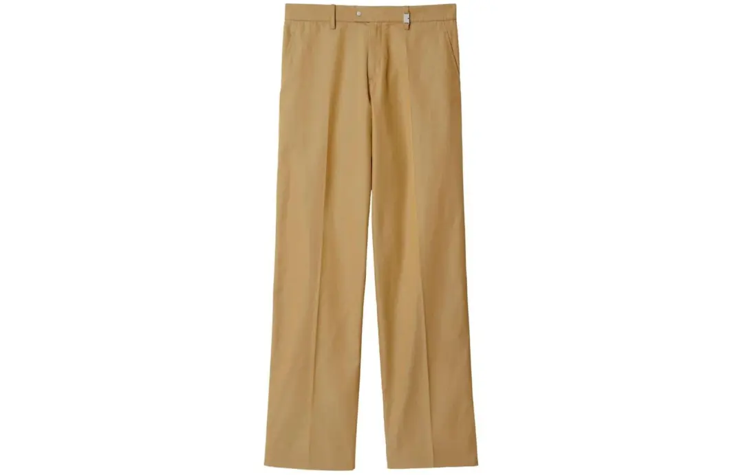 Burberry straight-leg cotton trousers