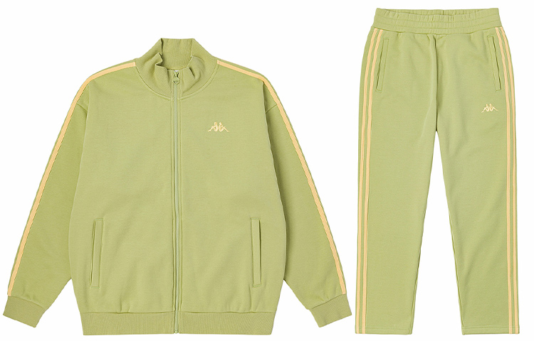Kappa Casual Sportswear Unisex Stand Collar Thickened And Fleece Lined