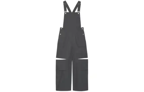GUCCI Logo Patch Wide Leg Dungarees