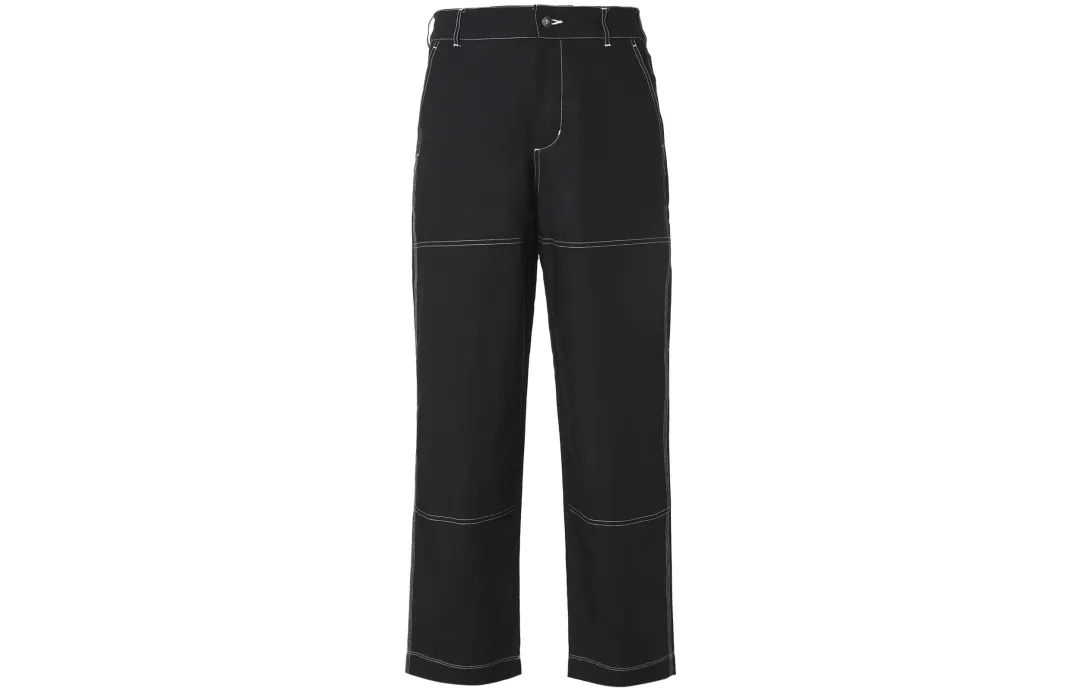 Nike Casual Pants Men's Black Moderate Straight Fit Pants