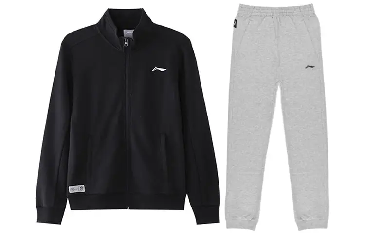 Li Ning Set Men's Black/Light Gray