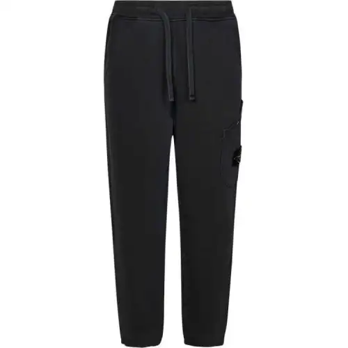 STONE ISLAND Knitted Sweatpants Men's Black
