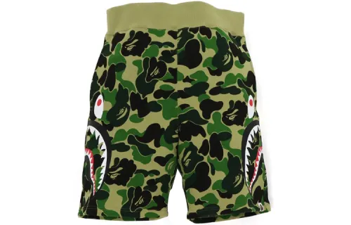 Bape Big Abc Camo Side Shark Sweat Shorts